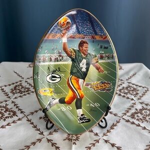 1998 Brett Favre Green Bay “Back to Titletown” Bradford Exchange Collector Plate